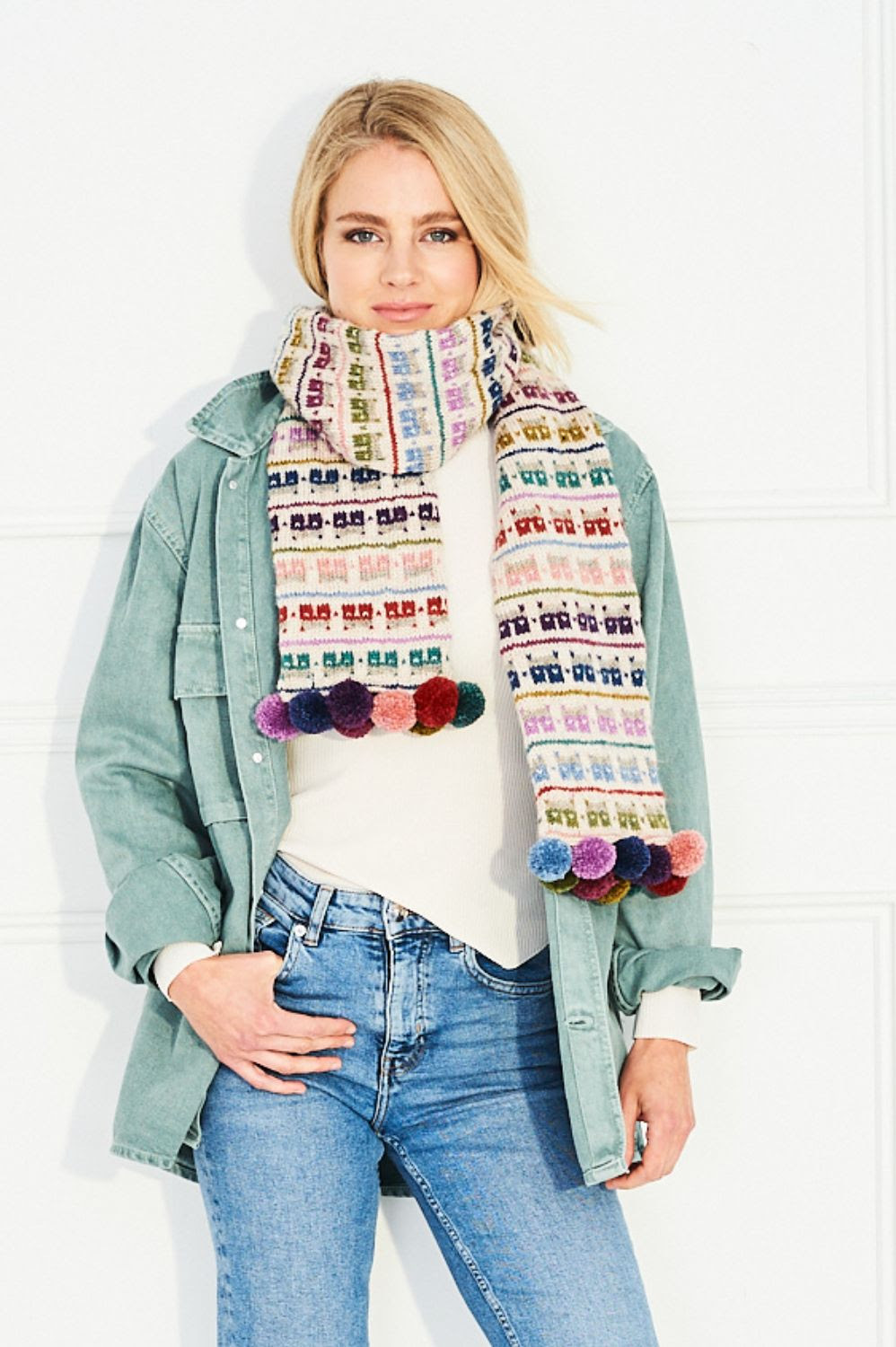 Stylecraft The Wee Houses MAL by Blogstar Julia Marsh - The Wee Houses Scarf - view 2