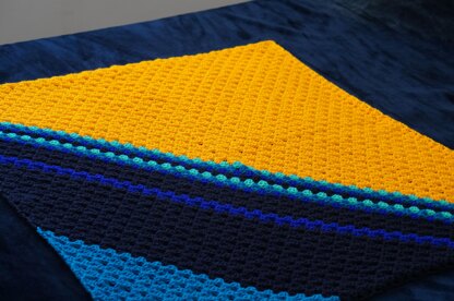 Corner to corner blanket