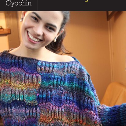 Cabled Pullover/Jacket in Noro Cyochin