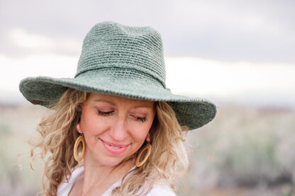 Cleo Wide Brim Fedora Sun Hat