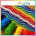 Rainbow ripple Afghan by HueLaVive
