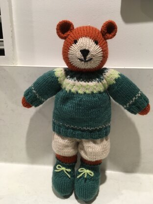 Tearoom Bear in Icelandic Sweater