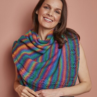 Bergenia shawl