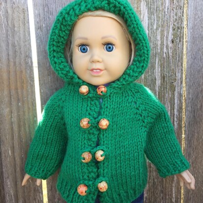 Hooded Jacket for Dolls