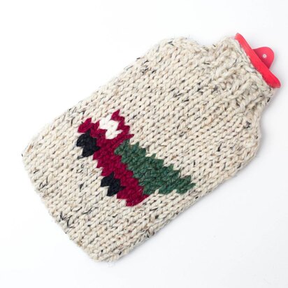 Christmas Tree Farm Truck Hot Water Bottle Cover