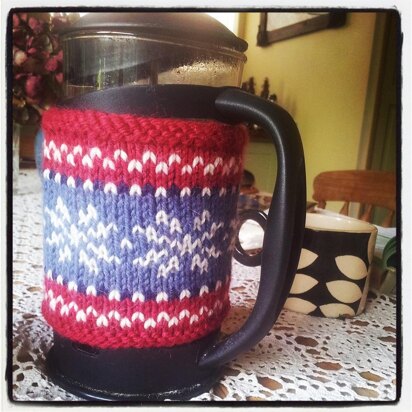 **FREE** Fairisle Cafetiere Cosy