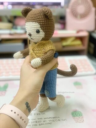 PDF PATTERN CROCHET BAOBAO MONKEY