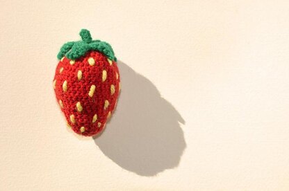 Strawberry Crochet Pattern, Strawberry Amigurumi, Fruit Crochet Pattern, Food Amigurumi