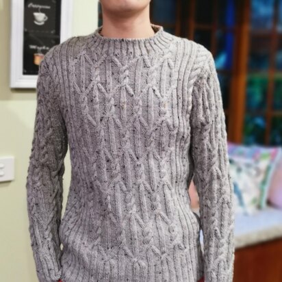 Stylish Hanover Unisex Sweater - knitting pattern