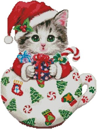 Christmas Kitty Cup - #11059-KH