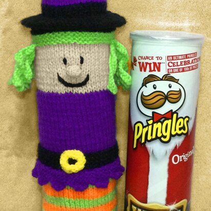 Halloween Witch Pringles Crisps Cover