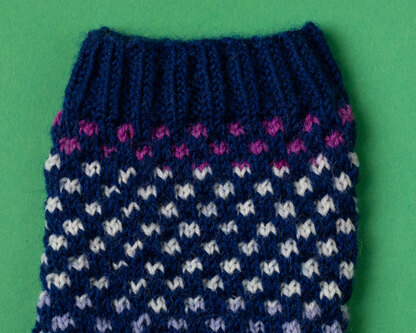 Spotty Socks - Free Knitting Pattern For Women in Paintbox Yarns Socks