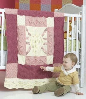 Heirloom Baby Blanket in Lion Brand Vanna's Choice Baby and Vanna's Choice - 80798AD