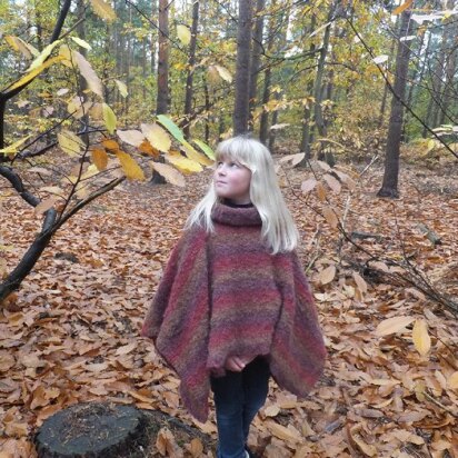 "Autumn Forest" Throwover - knitting pattern