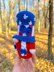 Patriotic gnome USA (girl_2)