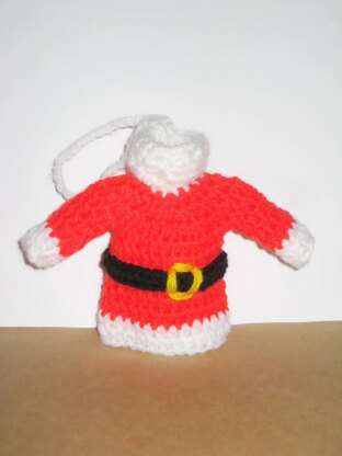 Santa sweater ornament