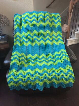 Funky Granny Ripple Blanket