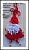 2106 - CROCHET DANGLE LEGS SANTA ORNAMENT