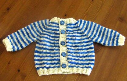 Basic Raglan Baby Cardigan Jumper Knitting pattern by Keya Kuhn ...