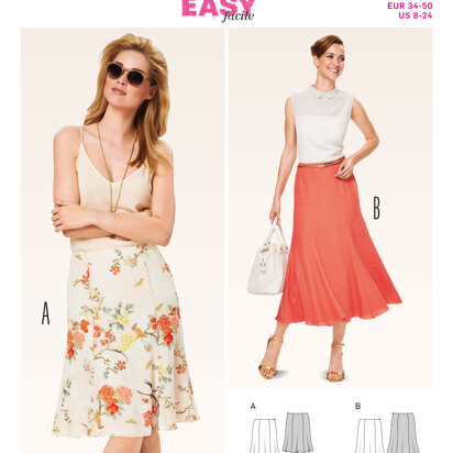 Burda Style Skirts Sewing Pattern B6903 - Paper Pattern, Size 8-24 (34-50)