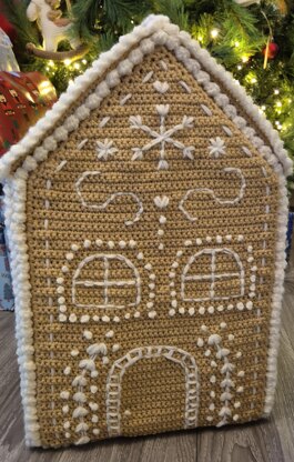 CROCHET PATTERN ONLY Gingerbread House Christmas Amigurumi