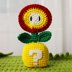 Fire-Flower & Question Block Amigurumi Pattern – Video Game Inspired Fanart (PDF)