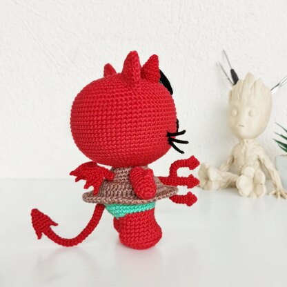 Devil Kitty Amigurumi