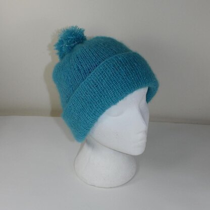 Party Angel Bobble Beanie Hat