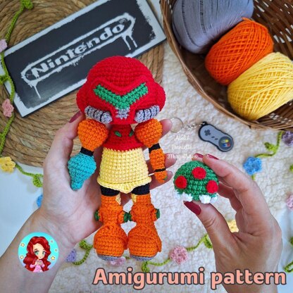 Samus Aran - Mini Metroid Amigurumi Pattern