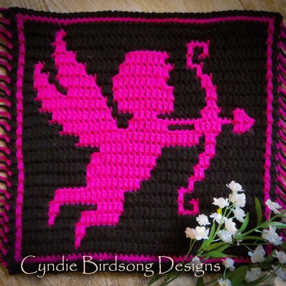 Valentine's Day Mosaic Square - Cupid Strikes!