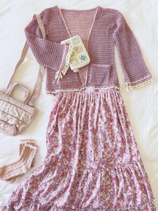 Meadows flower cardigan