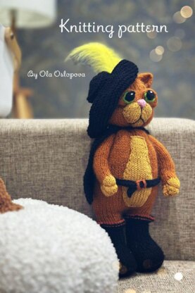 Puss in Boots knitting pattern