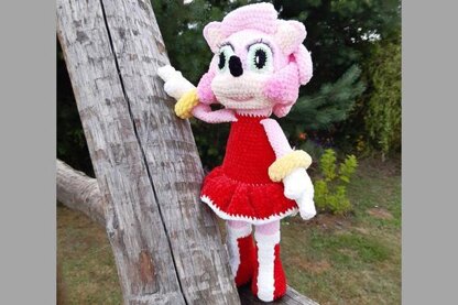 Crochet Pattern Sonic's Girlfriend - Amy Rose