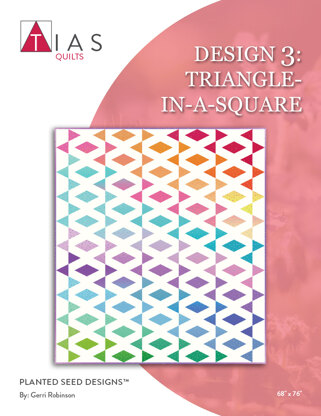 Riley Blake Triangle-In-A-Square Quilt 3 - Downloadable PDF