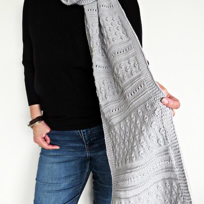 Mighty Oak Scarf - knitting pattern