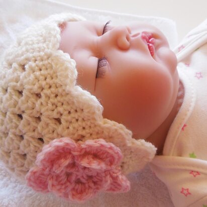 Baby Hat With Flower