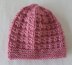 Kerry - Texture stitch 8ply baby beanie with garter brim