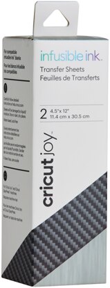 Cricut Joy Infusible Ink Transfer Sheet 4.5"X12" 2/Pkg - Carbon Fiber Patterns