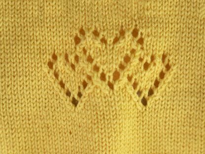 Hearts Knit Together Baby Dress in Cascade Yarns Heritage Solids - FW238 - Downloadable PDF