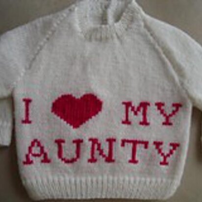 “I ♥ My Aunty” Sweater