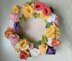 Spring floral wreath