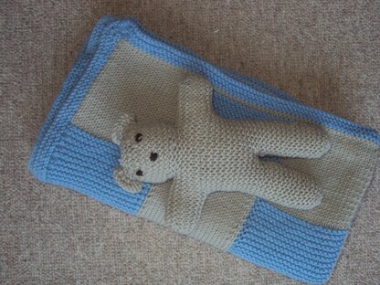 Buggy  Blanket and Teddy Cot Toy