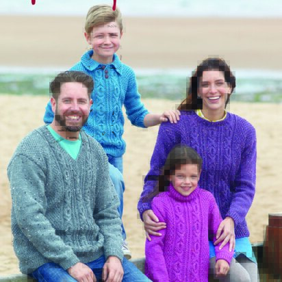 Sweaters in Hayfield Bonus Aran Tweed - 7897 - Downloadable PDF