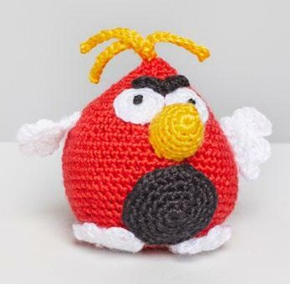 Benedict & Bertie Crochet Bird in Red Heart Amigurumi - LM6295 - Downloadable PDF