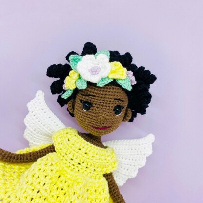 Amigurumi Angel, Crochet doll pattern, Amigurumi doll pattern, Crochet doll clothes,