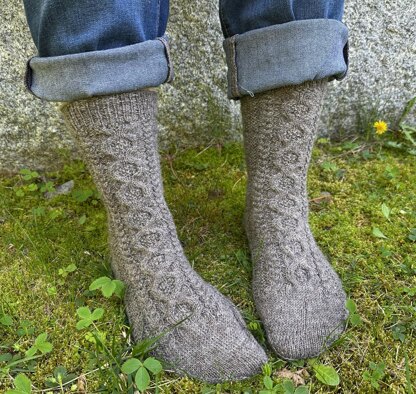 Grass Moon Socks
