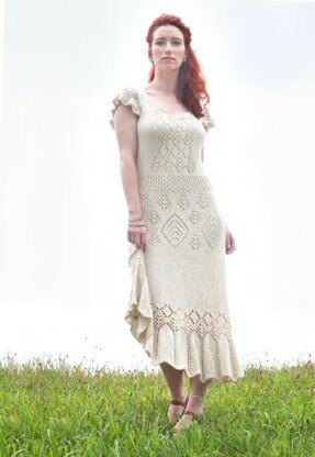 Esla Dress in Berroco Mantra - 404-1 - Downloadable PDF