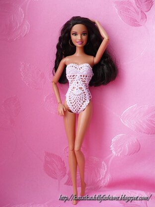 DIY Crochet Barbie Corset