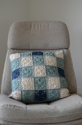 Clover Leaf Granny Square Pillow