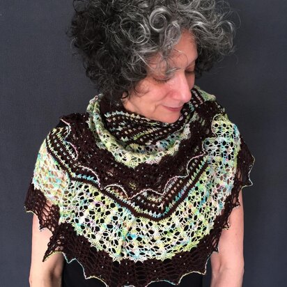 Layer Cake Shawl - knitting pattern